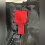 Vintage Silk Blazer with Leopard/Tiger Stripes Medium Black Photo 11