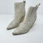 Steve Madden White Western Booties Photo 4