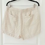 Old Navy  Tan Linen Shorts Medium Photo 2