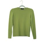VTG Country Shop Cashmere Crewneck Sweater Small Green Quiet Luxury Old Money Photo 1