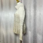 Ralph Lauren  Cable Knit Cowl Neck Sweater Women's Medium Ombre Beige Cream Photo 4