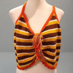 Almost Famous  Multicolor Striped Knit Top Photo 0