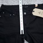 prAna  Kara Rolled Skinny Jeans Black Size 2 26 Stretch Cuffed Low Rise Photo 9