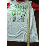 Peanuts Fa La La Pajama Top/Night Shirt Long Sleeve Shirt Women's M Never Worn Size M Photo 5
