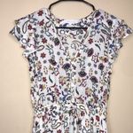 Olivaceous Women’s Boho Floral Print Swiss Dot Flutter Sleeve A-Line Mini Dress Photo 1