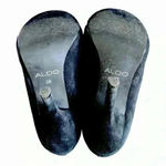 ALDO  Woman’s Black Suede Lacovone Ruffle Boots/Booties Photo 5