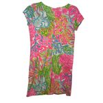 Lilly Pulitzer  Brewster Shirt Dress in Multi More Lovers Coral Print Photo 5