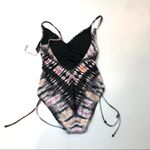 Bar III  one piece tie dye open back swimsuit XS Photo 3