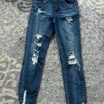 Dollhouse  Distressed Skinny Jeans Blue 27 Photo 0