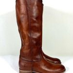 Frye Melissa Button 2 Knee High Boots Cognac Size 6 NEW Photo 0