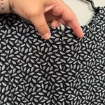 Ann Taylor  Navy Dark Blue, Gray & White Women's Pleated Top Plus Size XXL Photo 7