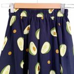 Cellabie Skirt Smiling Avocado Print Midi Novelty Skirt Women's Small One Size Blue Size 2 Photo 2