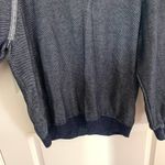 3/$15 Tailor Vintage Flecked 1/4 Zip Knit Pullover Sweater in Blue Size XL Photo 4