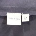 Chan Luu Size Medium  Dark Gray, Sheer, Lace, V-Neck,  Long Sleeve Blouse Photo 4