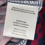 Vfish Womens Shift Dress‎ Knee Length Animal Print Strech Criss Cross Red Small Photo 3