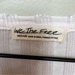 Free People NWT  Wild Hearts Long Sleeve Henley Blush Pink Shirt Size Medium Photo 3