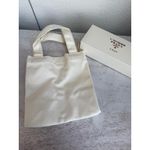 Prada NIB  L'Homme White Canvas Tote Photo 3