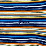 Guess  Y2k Blue Orange Striped Cropped Tee Shirt Youth XLarge Womens Small/Medium Photo 6