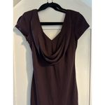 Michaelangelo  Burgandy Formal Party Elegant Drape Neck V-neck Back Size 6 Photo 1