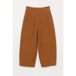 We The Free Brown Barrel Pants Size 29 Wide Leg Cropped High Rise Casual Cotton Photo 1