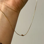 Anthropologie  Barely There Bubble Monogram Necklace Photo 0