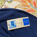 Covington  womens 2X 20/22W drape neck blue blouse workwear church casual NWT Photo 6