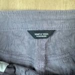 Vera Wang Simply Vera Cropped Wide Leg Pants Purple Textured Women’s 12 Photo 2