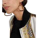 Versace  NWT Brass Medusa Heart Hoop Earrings in Original Box Photo 1