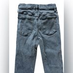 Madewell Ladies Stovepipe Mid-Rise Raw Hem Straight Leg Jeans Black Size 25 Photo 4