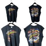 2012 Junction Muscle Shirt Black XL Extra Large Race Car Tank Top Graphic Solid Photo 1