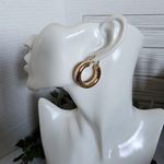 Chunky Hoop Earrings Gold Filled Tube Photo 6