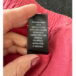 Stella Carakasi 100% Linen Berry Natural Lux City Pants, Size L, Like New Pink Size L Photo 5