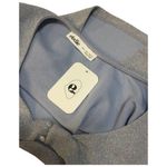 Elodie New Sparkle Crop Long Sleeve Cut Out Mock Neck Open Back Knit Ice Blue L Photo 2