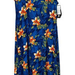 Vintage Jamie Brooke 90s Blue Flower Print Maxi Dress Size 13 Photo 0