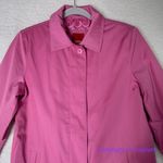 Esprit Vintage‎  Women's Solid Pink Knee-Length Rain Coat, size S Photo 2