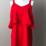 Collective Concepts | Red Ruffle Tiered Dress Photo 1