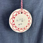 Umgee  Women's Cotton Midi Dress Blue Pockets V-neck Short Sleeve Oversized sz M Photo 4