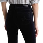 AG Adriano Goldschmied AG Velvet High Rise Mari Straight Jeans Black Size 25 Photo 6