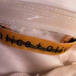 Alice + Olivia Black and White Silk Blend Ruffle Skirt Mini Dress Size 2 Photo 8