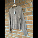 Tularosa metallic balloon sleeve sweater Small Photo 3