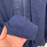 Joie  Cardigan Womens Large Blue Knit Marlis Open Front Sweater‎ Linen Photo 9