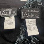 Alex Evenings  Size 3X  Top Blouse Wedding Party Event Glitter 2 Piece Photo 6