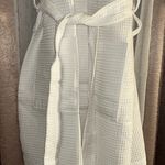 NWT Turquas Size L White Waffle Knit Robe Size L Photo 1