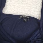 EXPRESS |Navy Blue Ruffles Tank Top Photo 3