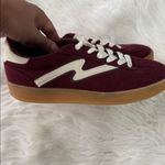 Madden Girl  Maroon and White Women's Sneakers Photo 2