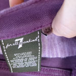 7 For All Mankind  purple jeans shorts size 28 Photo 4