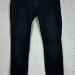 Massimo Dutti ‎ jeans womens 2 black low rise skinny stretch minimalist basic Photo 0