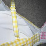 AQUA 2 Piece Pink/Yellow High Waisted Bikini NWT XL Photo 8