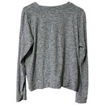 Old Navy  ACTIVE BREATHE ON size large grey long sleeve athletic top twisted top Photo 1
