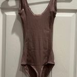 SKIMS COTTON RIB BODYSUIT UMBER XS Photo 2